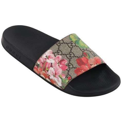 gucci flower slides box|Gucci floral slides nordstrom.